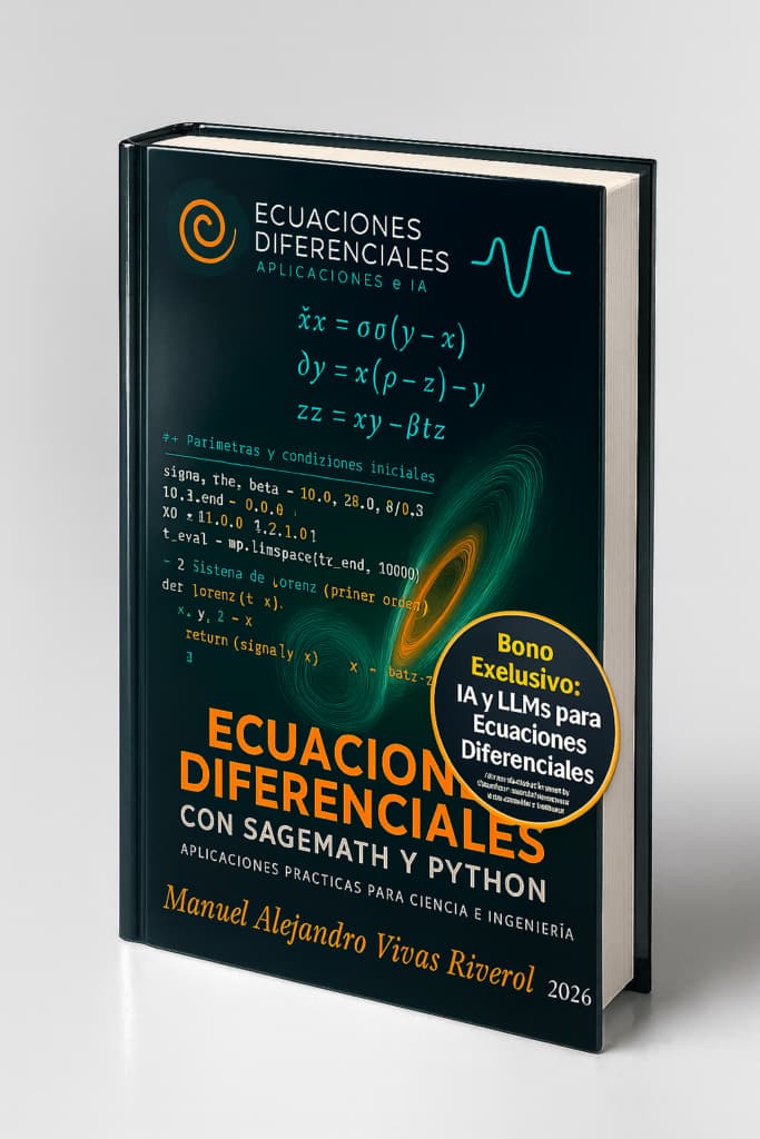 Ebook Ecuaciones Diferenciales con SageMath y Python · Edición 2026